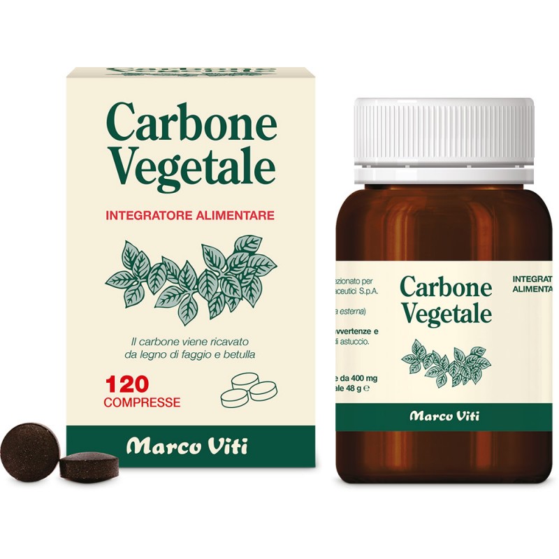 CARBONE Vegetale 120 Compresse