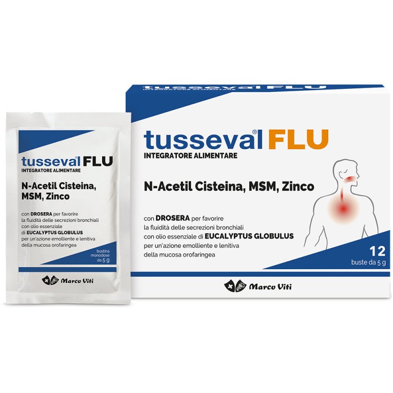 TUSSEVAL FLU 12 Bust.5g   VITI