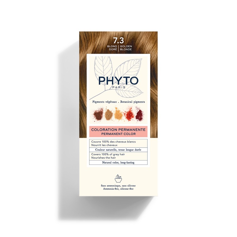 Phyto Phytocolor Colorazione Permanente Tinta Numero 7.3 - Tinta capelli colore biondo dorato