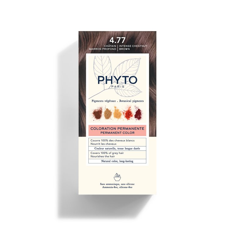 Phyto Phytocolor Colorazione Permanente Tinta Numero 4.77 - Tinta capelli colore castano marrone intenso