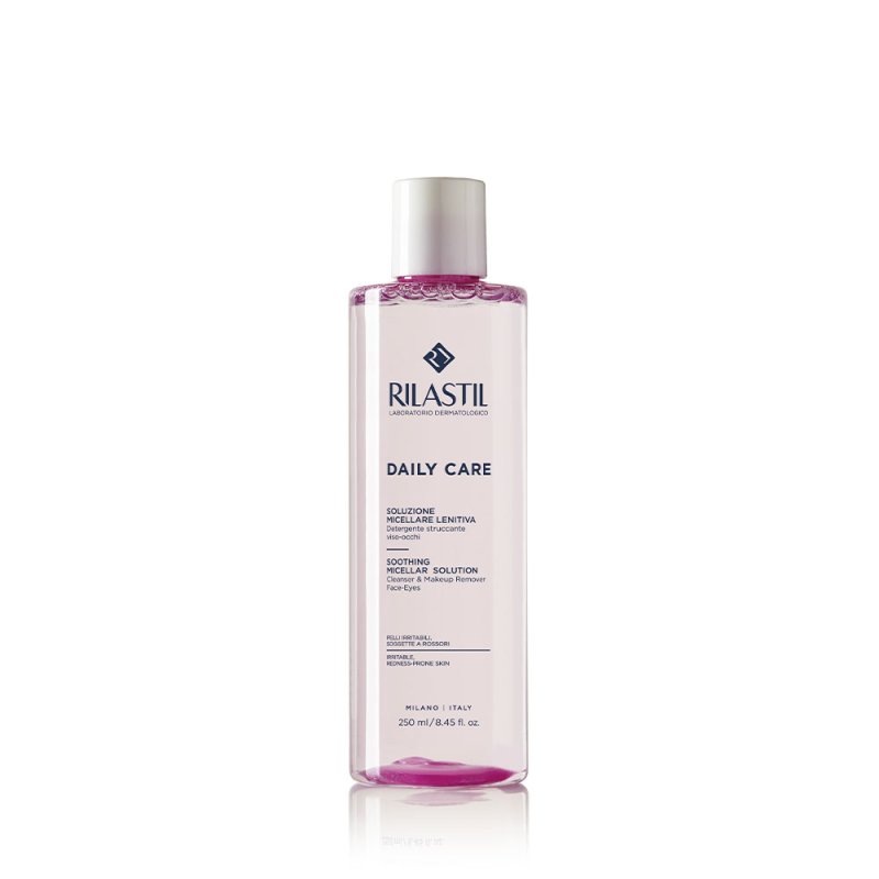 Rilastil Daily Care Soluzione Micellare Lenitiva - Detergente struccante per pelli sensibili e reattive - 250 ml