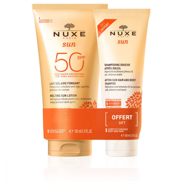Nuxe Sun Duo Latte Solare Spf50 + Shampo...