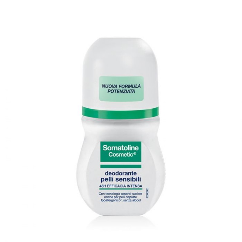 Somatoline Cosmetic Deo Roll-On Deodorante Pelli Sensibili 50 ml