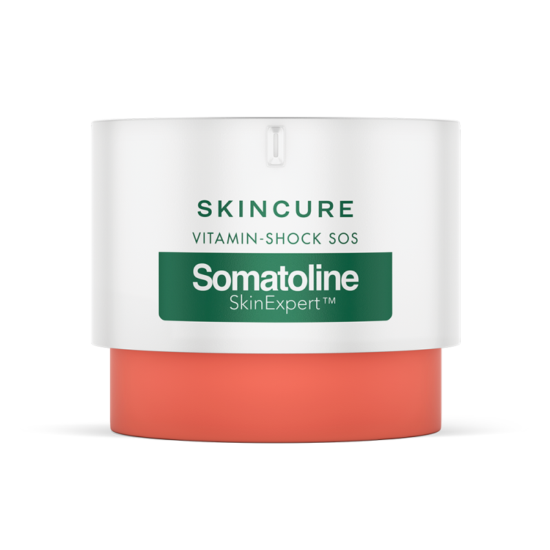 Somatoline Cosmetic Skincure Vitamin Shock SOS - Crema rigenerante per pelle del viso stressata - 40 ml