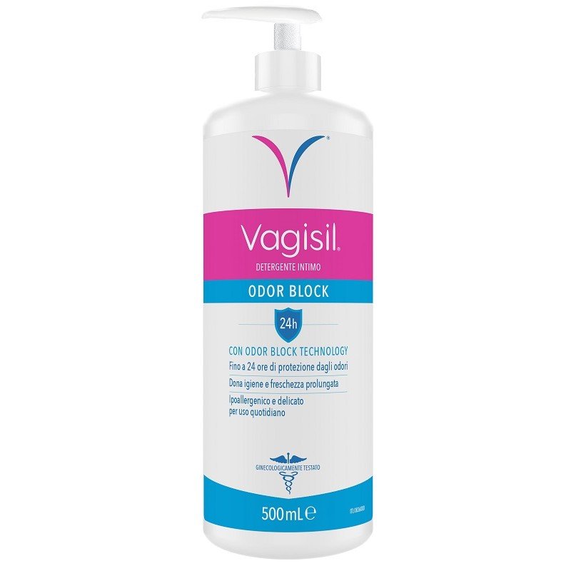 Vagisil Odor Block Detergente Intimo - Detergente delicato per la prevenzione di cattivi odori - 500 ml