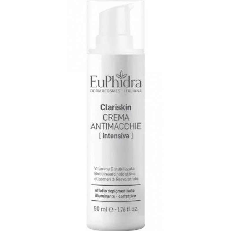 Euphidra Clariskin Crema Viso Antimacchie Intensiva Notte - Crema da notte illuminante e depigmentante - 50 ml