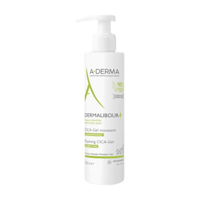 Dermalibour+Cica Gel Detergente - Detergente idratante e lenitivo del prurito - 200 ml