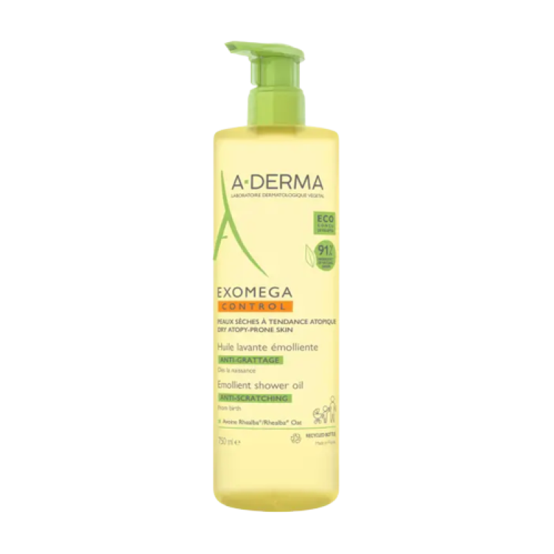 Exomega Control Olio Lavante 2 in 1 - Detergente emolliente per pelle secca e a tendenza atopica - 750 ml 