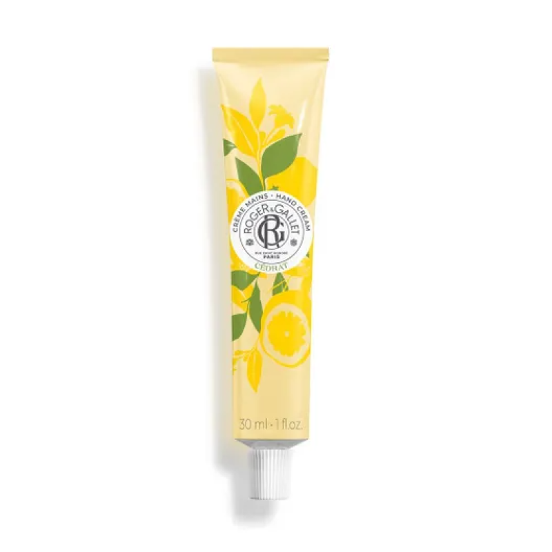 Roger & Gallet Cedrat Crema Mani - Crema mani energizzante al profumo di cedro - 30 ml