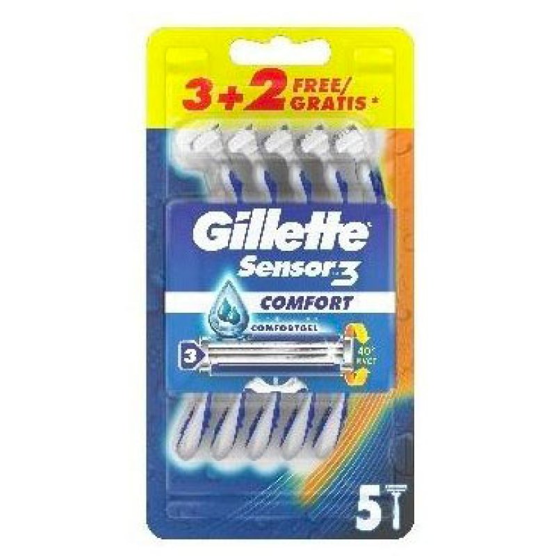 GILLETTE SENSOR 3 RASOI C U/G 3+2