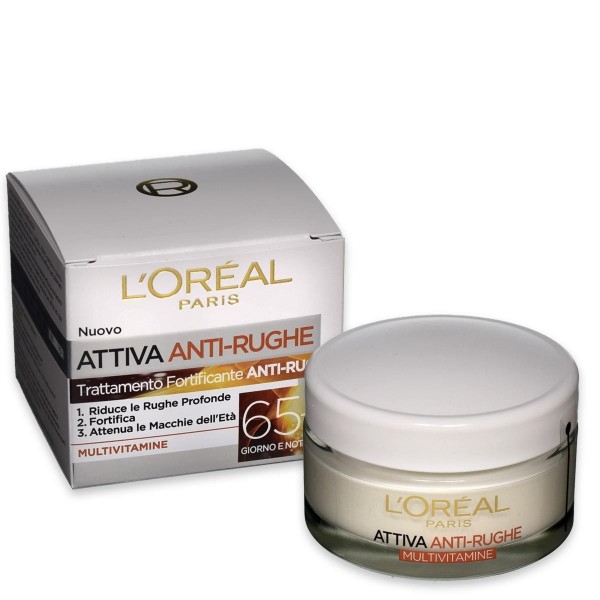 OREAL CREMA ATTIVA A/RUGHE 65+ 50M