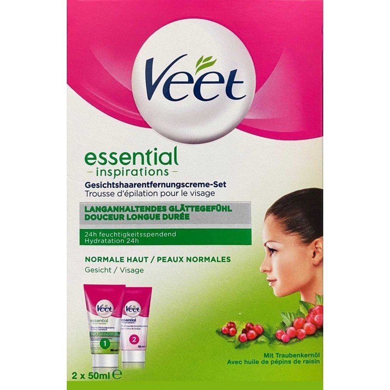 VEET KIT VISO PELLI NORMALI 2X50ML