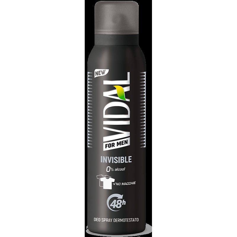 VIDAL DEO MEN INVISIBLE 150 ML