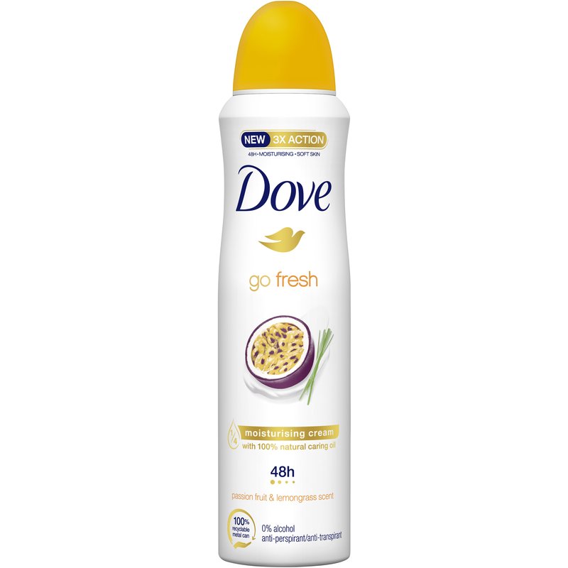 DOVE DEO NEW SPR GO P/FRUIT 150 ML