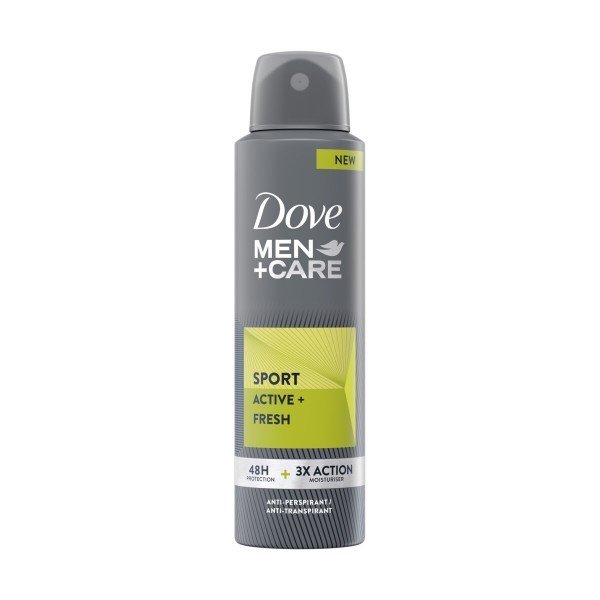 DOVE DEO NEW SPR M S/ACTIVE 150 ML