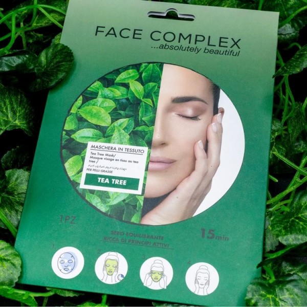 F COMPLEX MASK TESSUTO TEA TREE