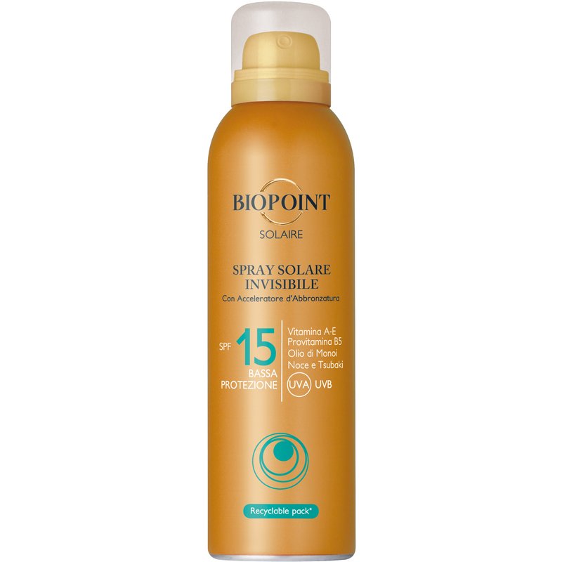 BIOPOINT SUN SPRAY INVIS FP15 150ML