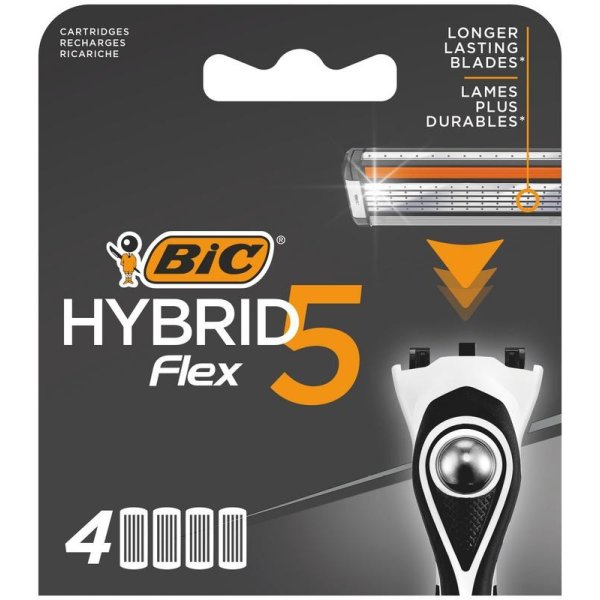 BIC HYBRID FLEX 5 LAME X 4