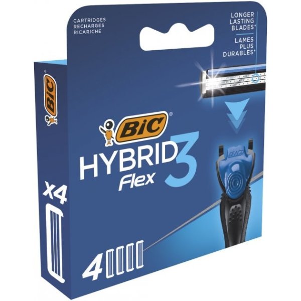 BIC HYBRID FLEX 3 LAME X 4