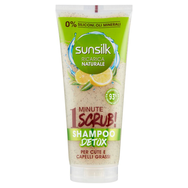 SUNSILK 1MIN SCRUB SH DET GR 200