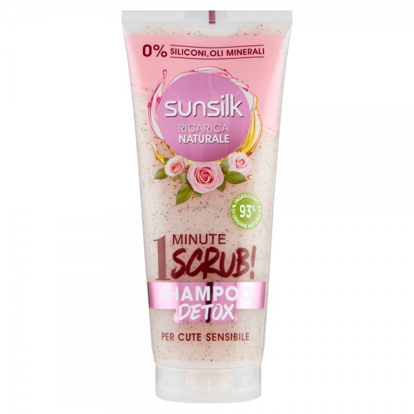 SUNSILK 1MIN SCRUB SH DET DEL 200