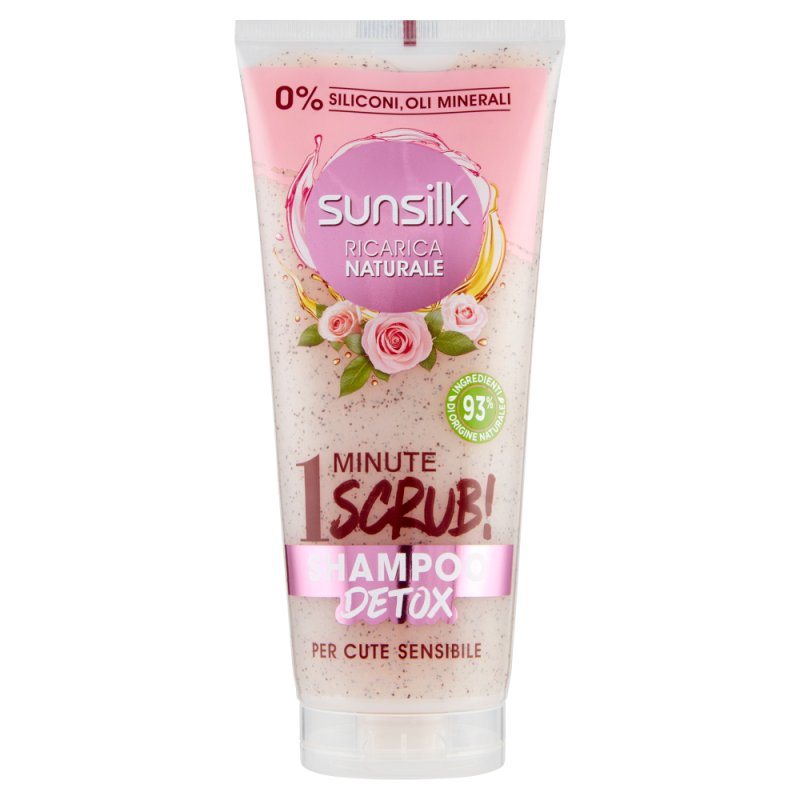 SUNSILK 1MIN SCRUB SH DET DEL 200