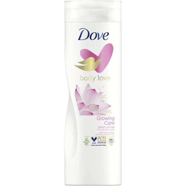 DOVE CREMA GLOWING LOTO 400 ML