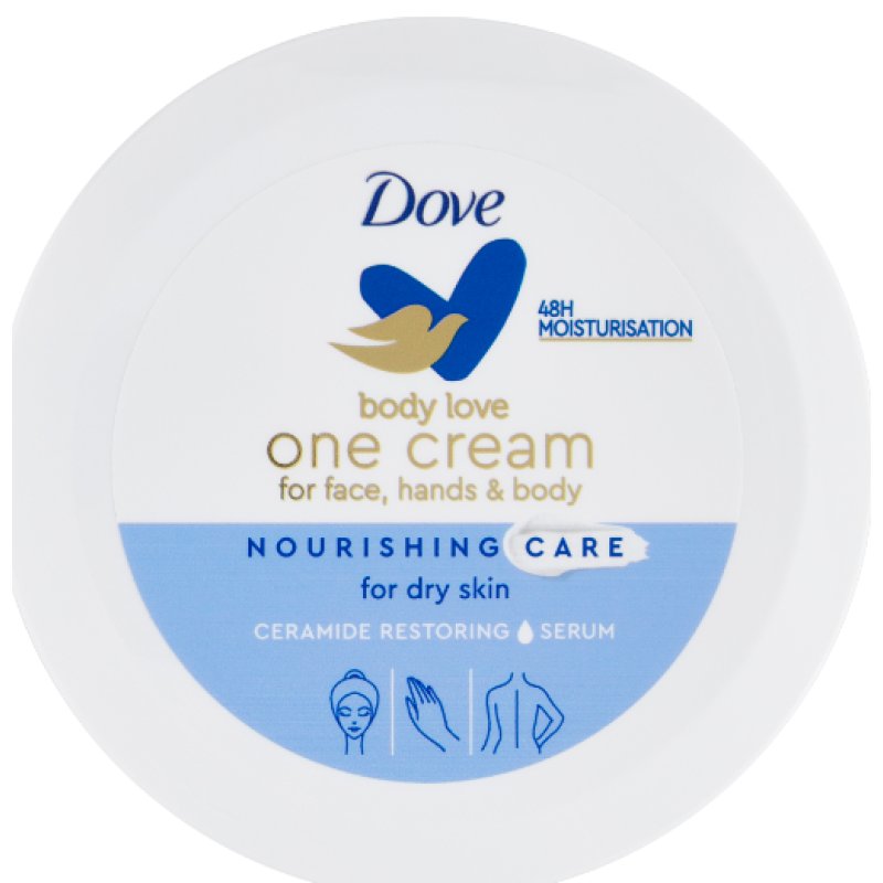 DOVE ONE CREAM RICH BLU 250 ML