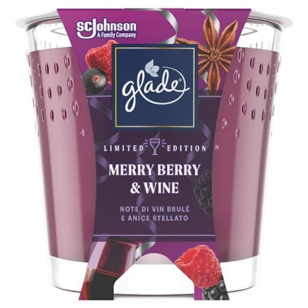 GLADE CANDELA BUBBLY BERRY SPLASH