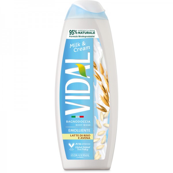 VIDAL NEW B/D MILK & CREAM 500ML