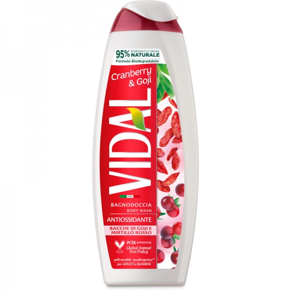 VIDAL NEW B/D CRANBERRY&GOJI 500