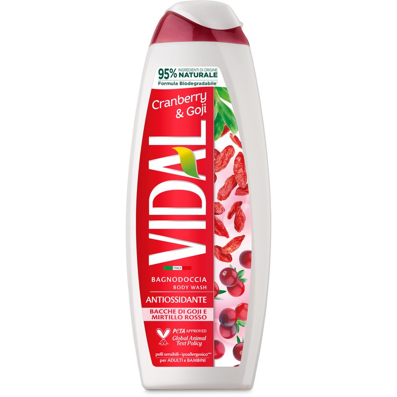 VIDAL NEW B/D CRANBERRY&GOJI 500