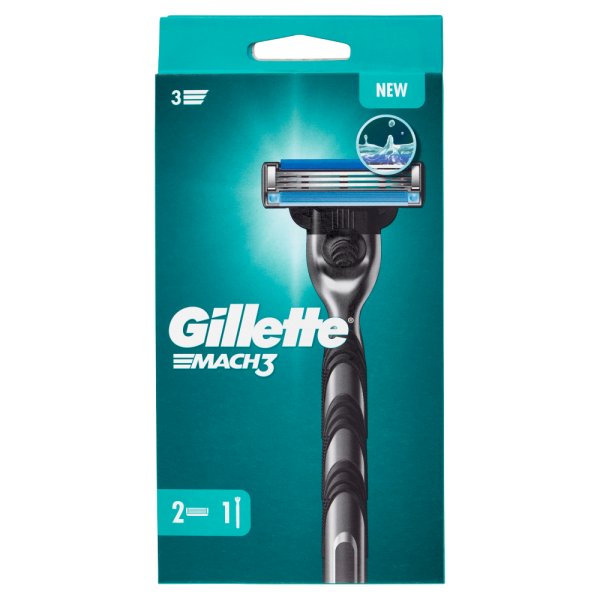 GILLETTE NEW MACH 3 RASOIO S 2 UP