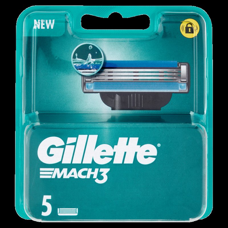 GILLETTE NEW MACH 3 LAME S X 5