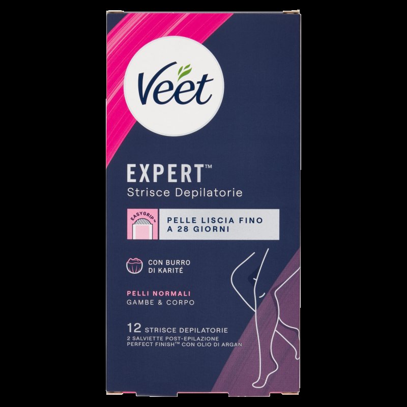 VEET STRISCE EXPERT CORPO X 12 PN