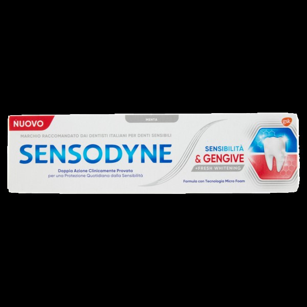 SENSODYNE NEW DENT SENS GUM W 75ML