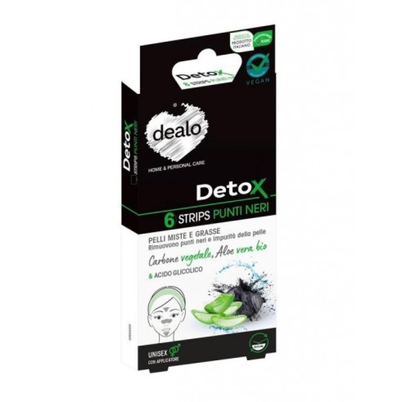 DEALO 6 STRIPS PUNTI NERI DETOX