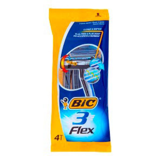 BIC RASOIO BARBA FLEX 3 X 4