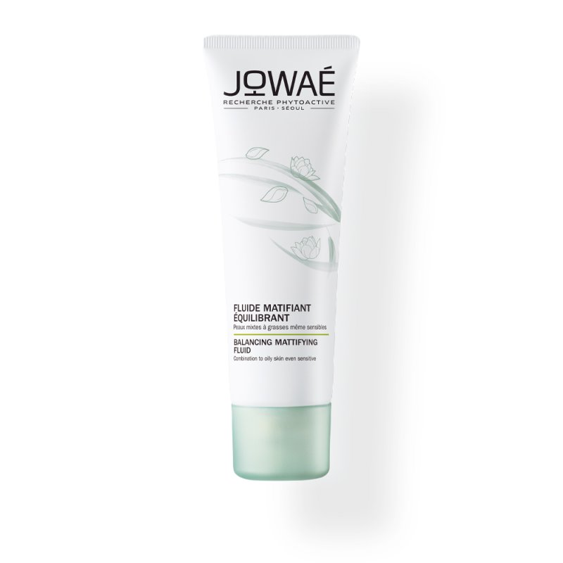 Jowae Fluido Riequilibrante Opacizzante Viso - Fluido riequilibrante mat per pelle mista e grassa - 40 ml