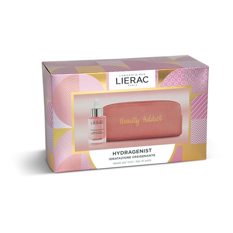 Lierac Cofanetto Hydragenist Siero - Siero idratante ossigenante rimpolpante 30 ml + pochette in velluto