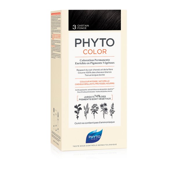 Phyto PhytoColor Tintura Colore 3 Castan...