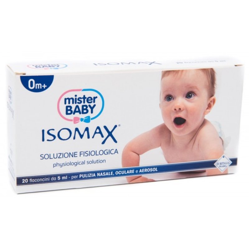 ISOMAX Soluzione Fisiologica Isotonica Sterile 20 Flaconcini Monodose 5ml