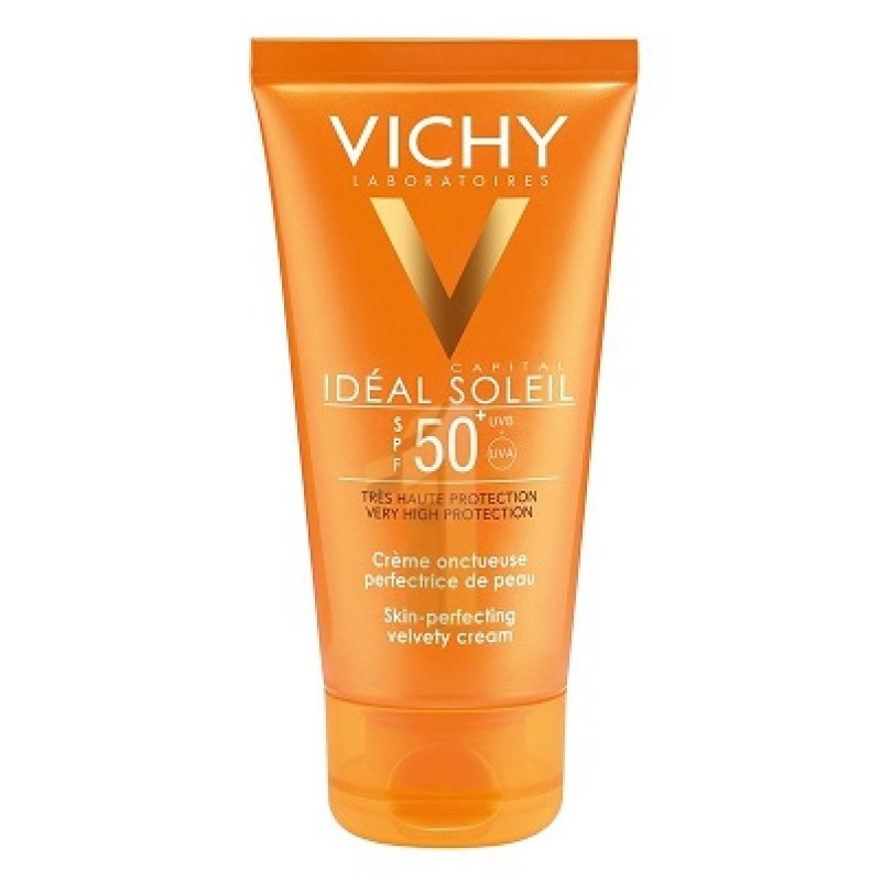 Vichy Ideal Soleil Crema viso Vellutata SPF50+ - Protezione solare molto alta - 50 ml