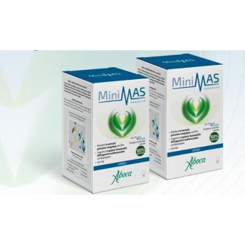 MiniMAS ADVANCED - Integratore alimentare per il benessere cardiovascolare - 120 capsule - Trattamento per 1 mese