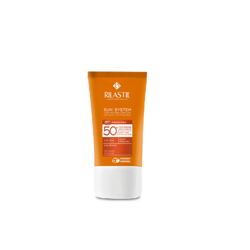 Rilastil Sun System Age Repair Crema Solare Anti-rughe SPF 50+ Protezione Solare Molto Alta 40 ml