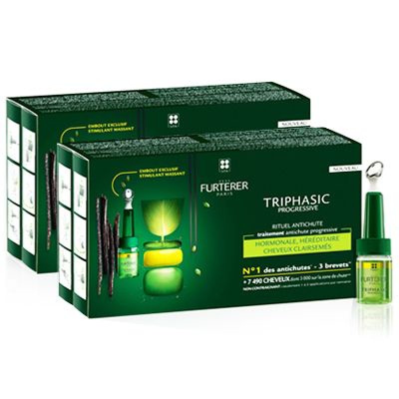 Thriphasic VHT Progressive Trattamento Anticaduta Coffret 16 fiale (8 fiale x 2) 