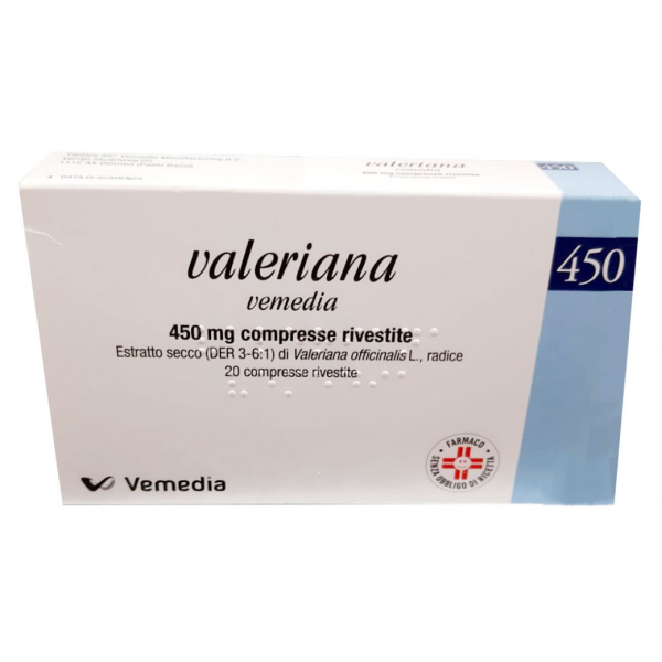 Valeriana Vemedia 20 Compresse Rivestite...