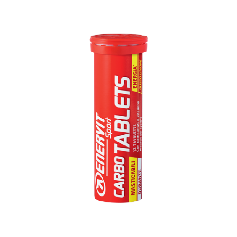 ENERVIT SPORT Carbo Tablets tubo 12 tavolette masticabili