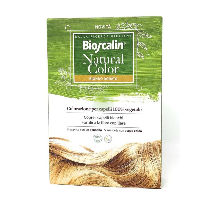 Bioscalin Natural Color Colorazione per Capelli Naturale Colore Biondo Dorato 