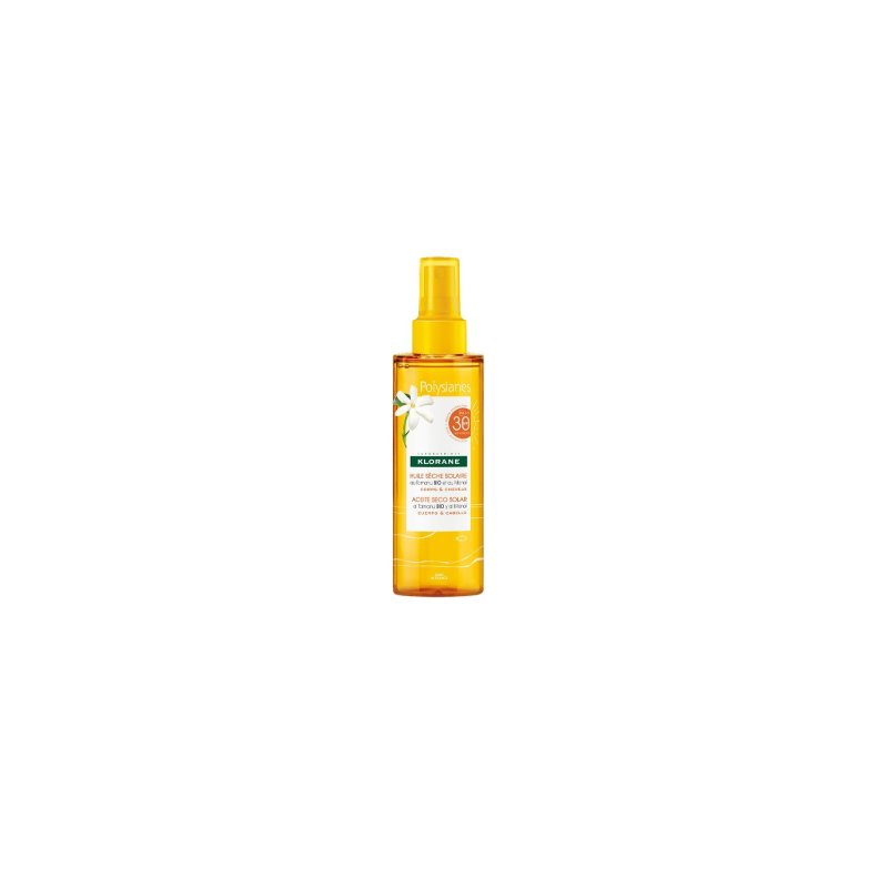 Klorane Polysianes Olio Solare SPF 30 Protezione Solare Alta - 200 ml